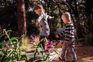 Playing outside